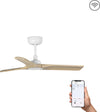 HEYWOOD S Ventilatore da soffitto nero/legno scuro con motore DC SMART Fai da te/Prodotti per la costruzione/Riscaldamento e raffreddamento/Sistemi mobili di climatizzazione/Ventilatori/Ventilatori da soffitto Led Mall Home - Napoli, Commerciovirtuoso.it