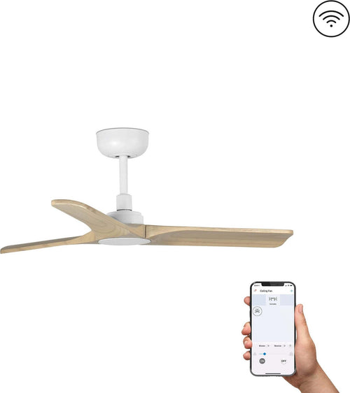 HEYWOOD S Ventilatore da soffitto nero/legno scuro con motore DC SMART Fai da te/Prodotti per la costruzione/Riscaldamento e raffreddamento/Sistemi mobili di climatizzazione/Ventilatori/Ventilatori da soffitto Led Mall Home - Napoli, Commerciovirtuoso.it