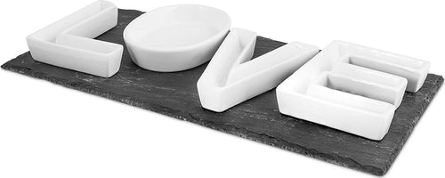 H&H---ANTIPASTIERA-IN-ARDESIA-4-COPPE-40X20CM-LOVE
