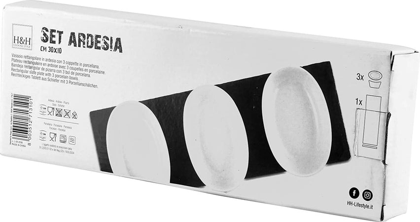 H&H---VASSOIO-SET-ARDESIA-3-COPPE-PORCELLANA-OVALI-30X10