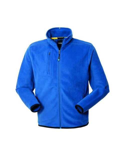 Pile Task Azzurro Royal Pile Zip Intera da Lavoro Tempo Libero con Tasche