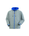 Felpa Hampton Grigio Felpa con Cappuccio Zip Intera