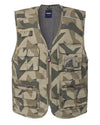 Gilet Florida Camouflage Gilet Multitasche Mimetico da Lavoro Tempo Libero Cacciatore Pescatore