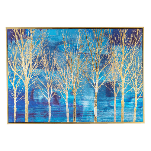 Quadro Gallery 100 x 70 con stampa su tela dipinta a mano