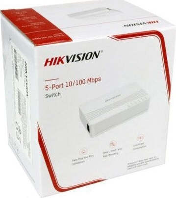 HIKVISION SWITCH DI RETE 5 PORTE 10/100MBPS | DS-3E0105D-E Fai da te/Sicurezza e protezione/Sistemi di sicurezza domestica/Kit video per la sicurezza domestica/Videoregistratori di sorveglianza Zencoccostore - Formia, Commerciovirtuoso.it