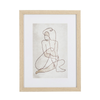Quadro refined 30 x 40, stampa su carta, vetro , mdf