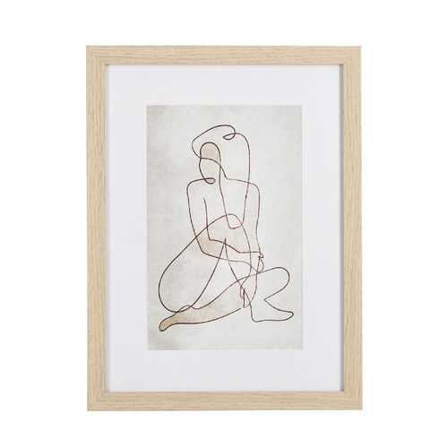 Quadro refined 30 x 40, stampa su carta, vetro , mdf