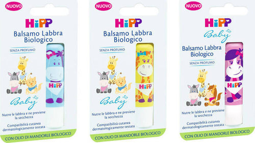 HIPP Balsamo Labbra Biologico senza profumo Burro Cacao Bambini con Olio di Mandorle Bio Cura della Persona Sanitaria Gioia del Bimbo - Villa San Giovanni, Commerciovirtuoso.it