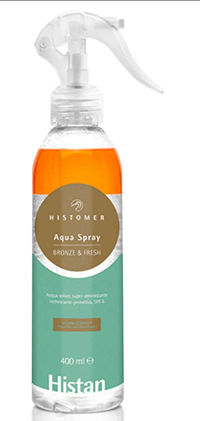 Histomer Aqua Spray Bronze & Fresh 400 Ml Aqua Spray Super Abbronzante Con Azione Protettiva SPF 6