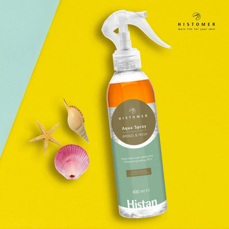 Histomer Aqua Spray Bronze & Fresh 400 Ml Aqua Spray Super Abbronzante Con Azione Protettiva SPF 6