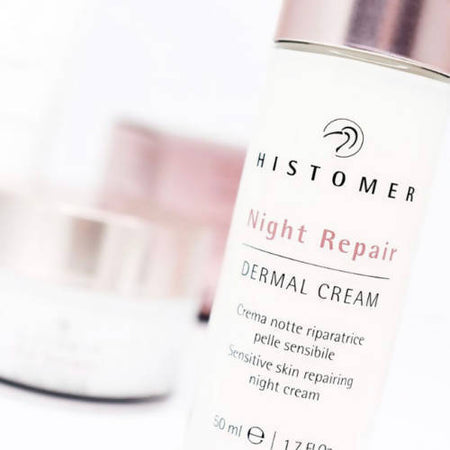 Histomer Hisiris Night Repair Dermal Cream 50ml Crema Notte Riparatrice Pelle Sensibile Anti-Rughe Rossore Invecchiamento e Macchie