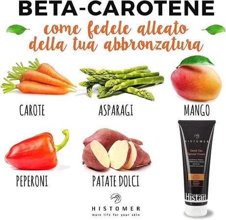 Histomer Histan Quick Tan Special Cream Acceleratore Fissatore Solare Per Abbronzatura 250 Ml