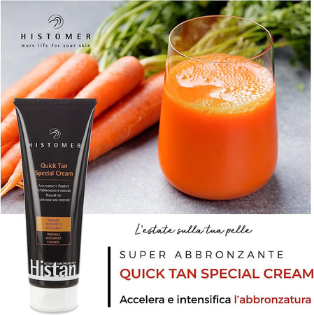 Histomer Histan Quick Tan Special Cream Acceleratore Fissatore Solare Per Abbronzatura 250 Ml