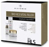 Histomer Kit Vital Filler Anti Age Histomer Kit Trattamento Lifting Viso Anti-Età Completo Bio HLS Vital Filler, Pelli Mature 45-55 Anni, con Crema Viso 24h, Siero Lifting Viso e Acqua Micellare Struccante Viso e Occhi