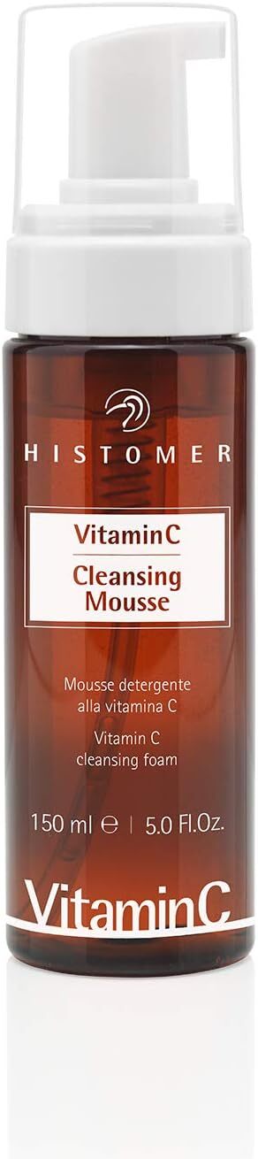 Histomer Vitamin C Cleansing Mousse 150ml Detergente Viso Specifico alla Vitamina C Purifica e Tonifica la Pelle Schiarente