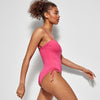 Costume Intero Gisela Tinta Unita Staccabile Donna