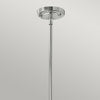 Sospensione Contemporanea Amelia In Metallo Cromo Vetro 1 Luce E27