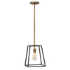 Sospensione Contemporanea Fu Lighton Acciaio Bronzo Ottone 1 Luce E27
