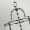 Lampadario Contemporaneo Gentry Acciaio Peltro Vetro 6 Luci E14