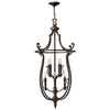 Lampadario Classico Plymouth Acciaio Bronzo Antico 8 Luci E14