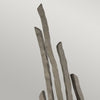 Applique Contemporanea Spyre Acciaio Bronzo Metallizzato Opaco 2 Luci E14
