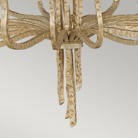 Lampadario Industrial Nordico Spyre Acciaio Oro Champagne 6 Luci E14