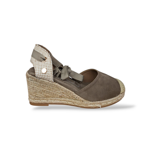 Espadrillas Donna XTI Taupe con Laccio – Scarpe Estive Eleganti, Leggere e di Tendenza