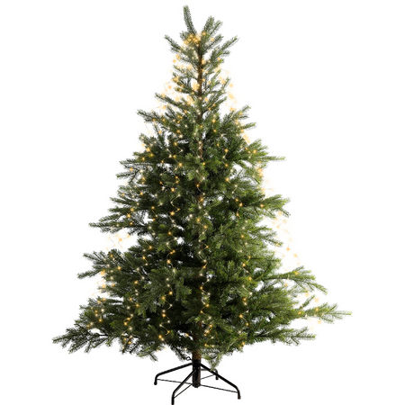 Catena luminosa per albero di Natale con MicroLED, luce calda