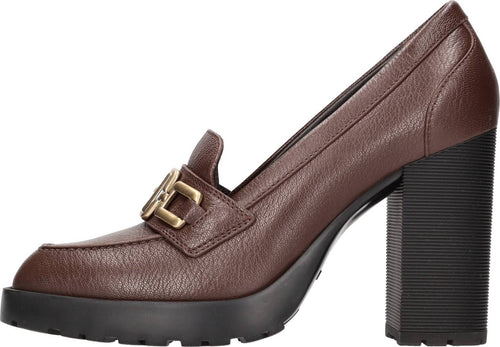 Hogan-Scarpe-basse-Marrone-da-donna