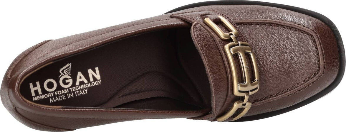 Hogan-Scarpe-basse-Marrone-da-donna