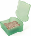 HOME---CONTENITORE-PORTA-PANINO-FORMA-SANDWICH---IN-POLIPROPILENE-PER-ALIMENTI---COLORE-VERDE