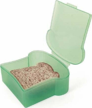 HOME---CONTENITORE-PORTA-PANINO-FORMA-SANDWICH---IN-POLIPROPILENE-PER-ALIMENTI---COLORE-VERDE