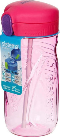 HOME-Borraccia-520mL-Quick-Flip-con-cannuccia-assortito-Sistema