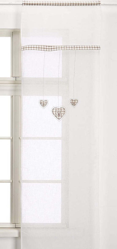 HOME-COLLECTIONS---COPPIA-TENDINE-CHERIE-60X240CM-BEIGE-IN-POLIESTERE