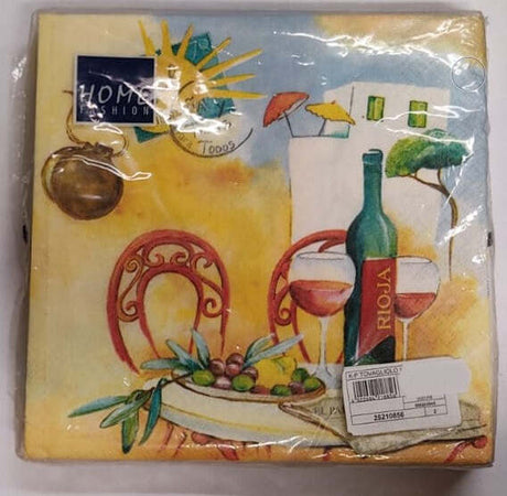 HOME-FASHION---CONFEZIONE-DI-TOVAGLIOLI-PER-DECOUPAGE-DA-20PZ-33X33CM---FANTASIA-PRANZO-ALL'APERTO