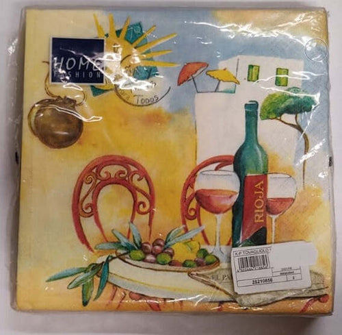 HOME-FASHION---CONFEZIONE-DI-TOVAGLIOLI-PER-DECOUPAGE-DA-20PZ-33X33CM---FANTASIA-PRANZO-ALL'APERTO