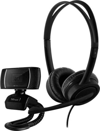 Home Office set (webcam microfono) Doba 2 in 1 - nero - Trust Elettronica/Informatica/Accessori/Accessori per audio e video/Webcam e periferiche VoIP Eurocartuccia - Pavullo, Commerciovirtuoso.it