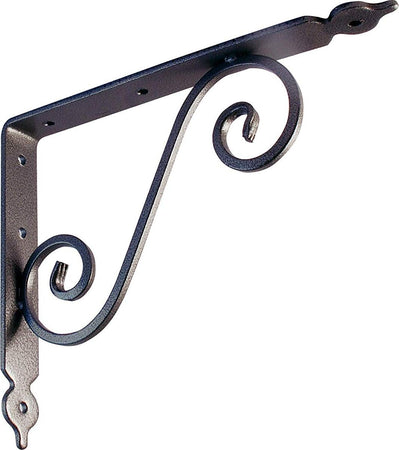 Home-System-64584M-Elegante-Mensola-Rustica,-Argento-Antico,-300-x-250-mm