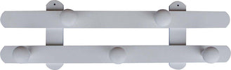 Home-System-R21465-Portabiti-Appendiabiti-in-Legno-a-5-Posizioni,-Bianco