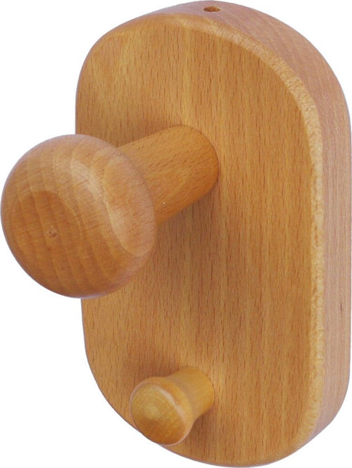 Home-System-R21467-Portabiti-Appendiabiti-in-Legno-a-1-Posizione,-Legno-Naturale