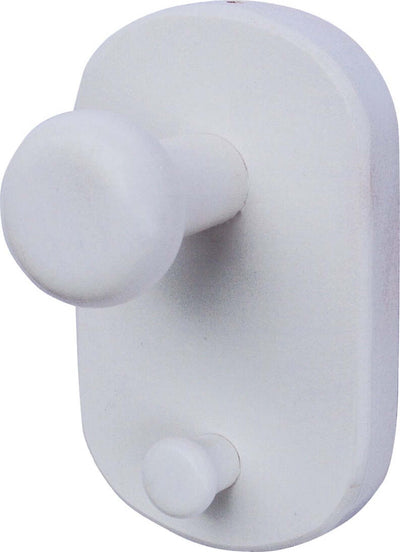 Home-System-R21469-Portabiti-Appendiabiti-in-Legno-a-1-Posizione,-Bianco