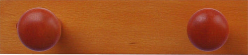Home-System-R21474-Portabiti-Appendiabiti-in-Legno-a-2-Posizioni,-Ciliegio