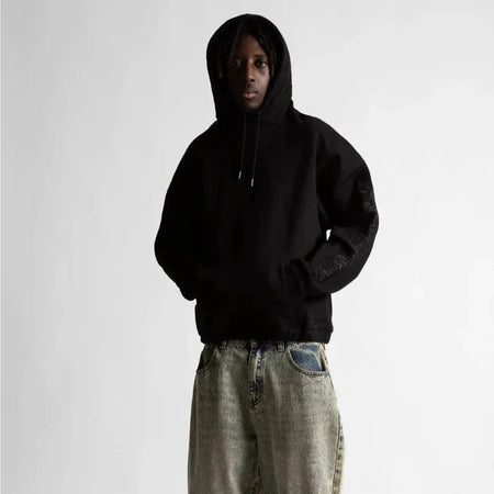 Felpa Wated Paris Bury Hood Black