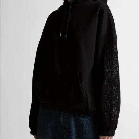 Felpa Wated Paris Bury Hood Black