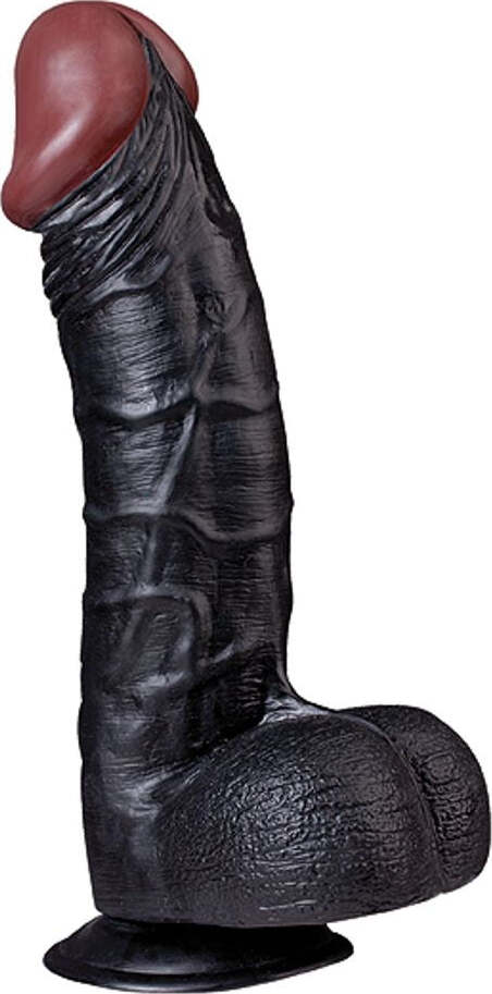 Hoodlum Fallo Realistico 23 Cm 9” Nero Salute e cura della persona/Erotismo e contraccezione/Sex toys/Vibratori/Vibratori classici Kondorama - Martinsicuro, Commerciovirtuoso.it