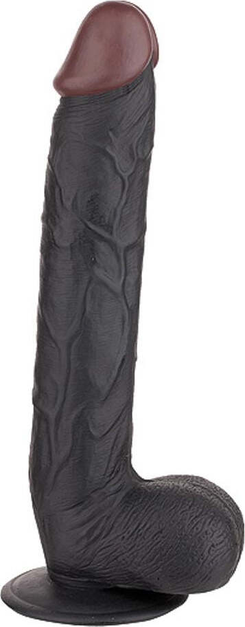 Hoodlum Fallo Realistico Nero con ventorsa e Testicoli Black 28 Cm 11” Salute e cura della persona/Erotismo e contraccezione/Sex toys/Dildo/Dildo realistici Kondorama - Martinsicuro, Commerciovirtuoso.it