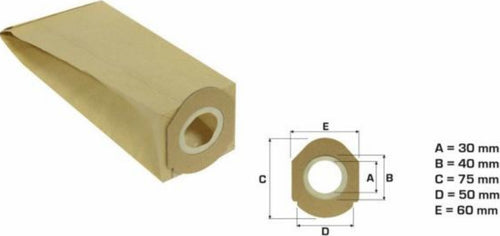 HOOVER - 5  SACCHETTI ASPIRAPOLVERE SCOPA ELETTRICA ATHYSS - NS 152 Casa e cucina/Aspirapolvere e pulizia di pavimenti e finestre/Accessori per aspirapolvere/Sacchetti per aspirapolvere/Sacchetti per aspirapolvere verticale Rossi Ricambi - Venetico Marina, Commerciovirtuoso.it