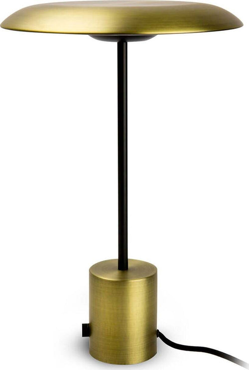 HOSHI Lampada da tavolo oro satinata e nera Illuminazione/Illuminazione per interni/Lampade/Lampade da tavolo e abat-jour Led Mall Home - Napoli, Commerciovirtuoso.it