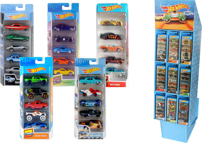 Hot-Wheels-pack-5-veicoli-Mattel