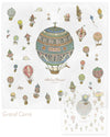Mussola Grande Atelier Choux Hot Air Balloons 200cm x 200cm